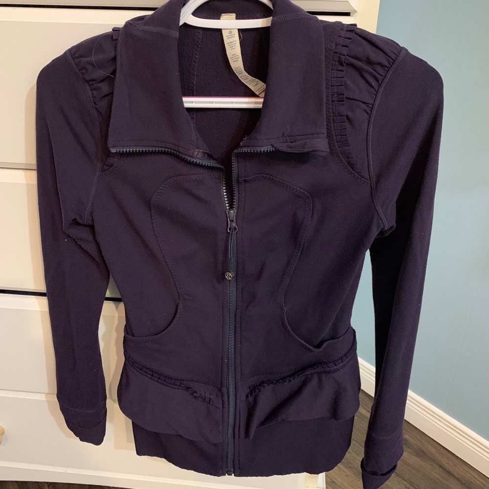 Dark purple lulu sweater